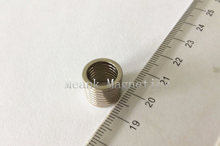 D12xd9x1.5mm prsteny magnetu na novomium
